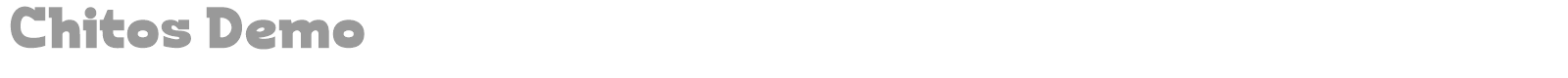 Chitos font preview